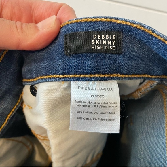 Veronica Beard | Debbie High Rise Skinny Stretch Denim in Apollo Wash Size 27/4 - Picture 7 of 12